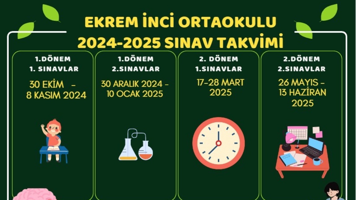 Sınav Tarihleri